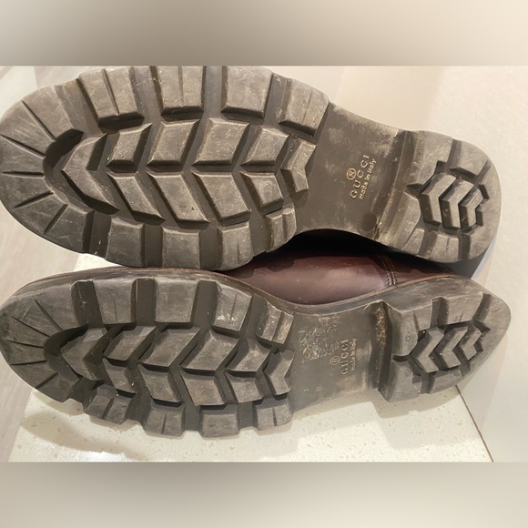 Gucci Monogram Leather Boots - Picture 7 of 8